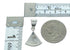 Sterling Silver Turquoise Inlay Pendant MX65360